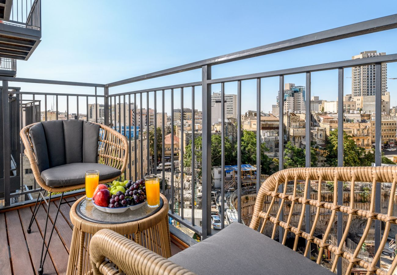 Appartement à Jerusalem - Jerusalem Center | 2BR Design Balcony 