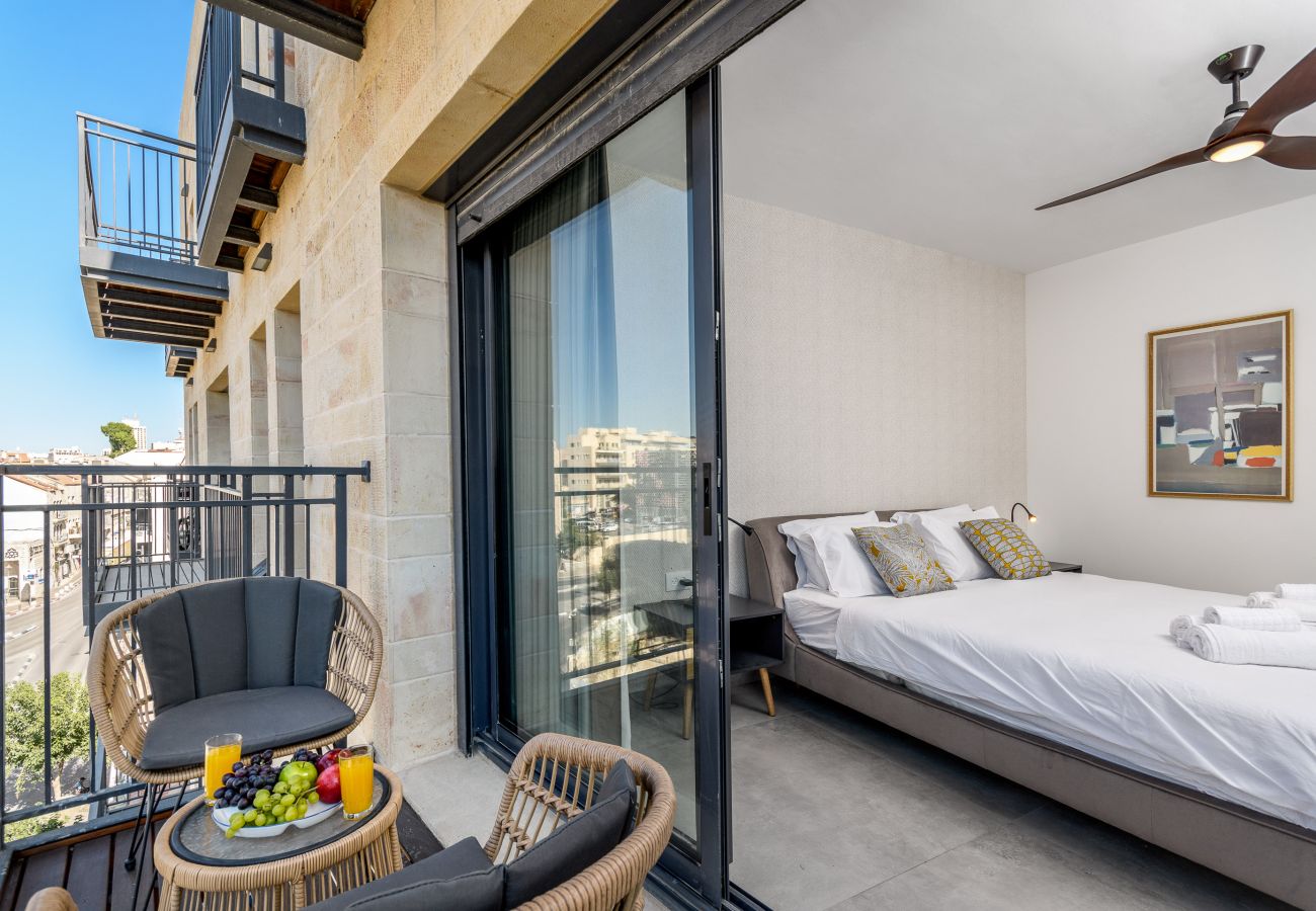 Appartement à Jerusalem - Jerusalem Center | 2BR Design Balcony 