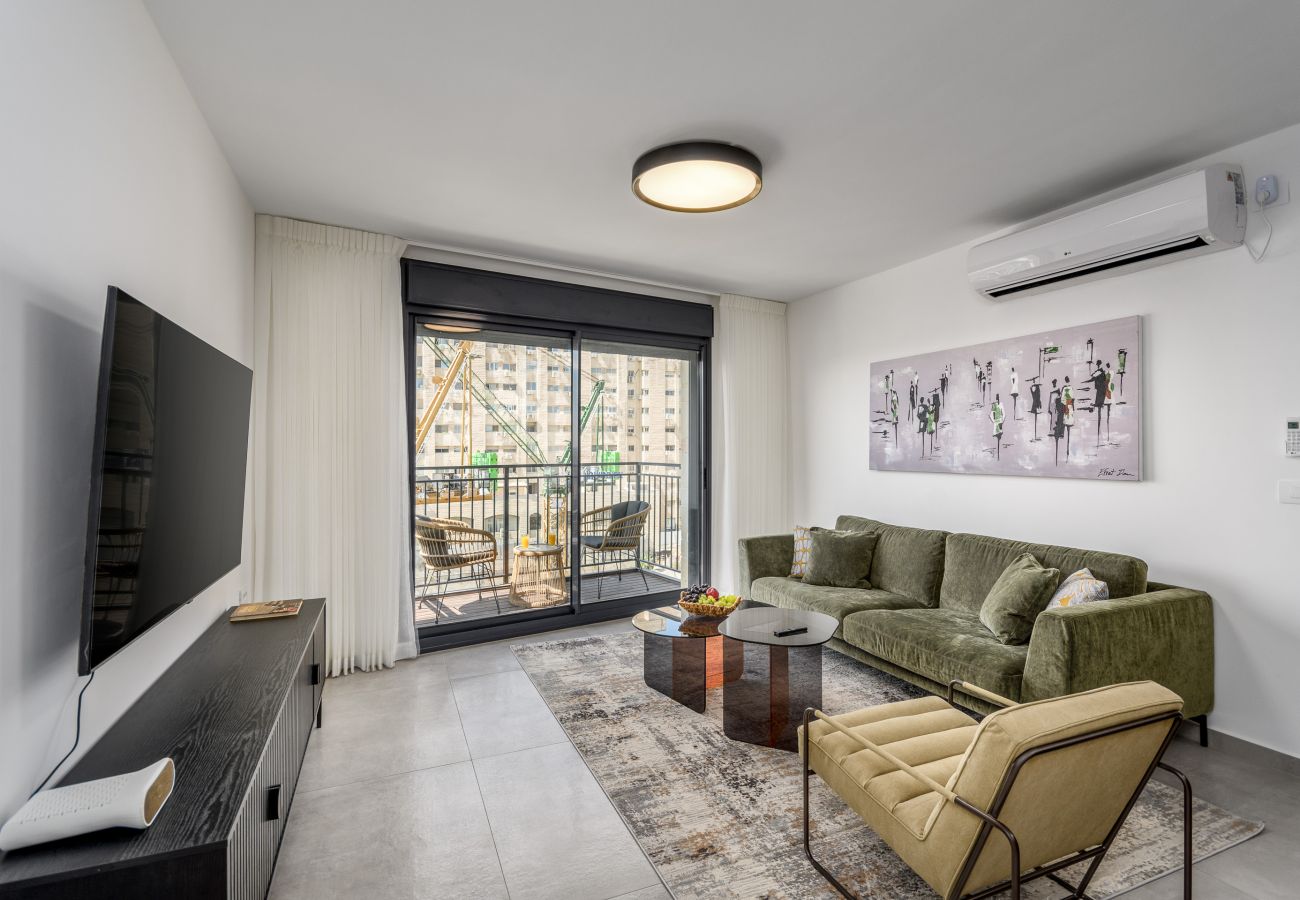 Appartement à Jerusalem - Jerusalem Center | 2BR Design Balcony 